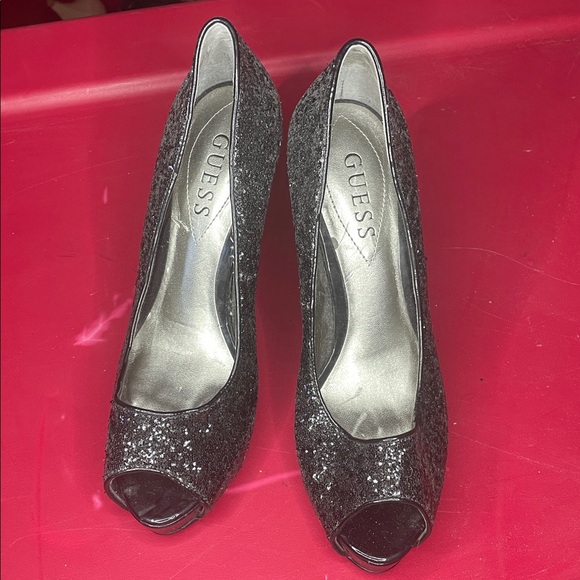 Guess sparkle platform heels - Picture 1 of 6